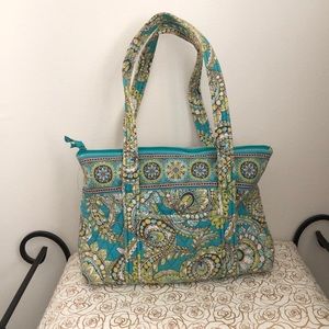Vera Bradley teal paisley purse